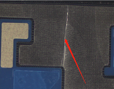 石墨表面褶皺檢測
